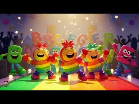 Alphabet Ramp Walk! A–Z Letters Fashion Show | English with Kukku #learnenglish #alphabets #english