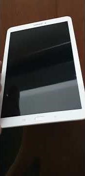 Samsung Galaxy Tab E - Reset, Forgotten Google Account, Hard Reset