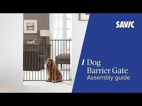 Easy assembly & strong hold | Dog Barrier Gate Indoor & Outdoor by Savic