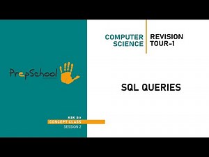 DAY 18 | COMPUTER SCIENCE | CBSE XII | SQL QUERIES REVISION TOUR-1 | L2