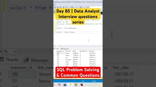 SQL Interview Prep: Common Questions and Problem Solving Approach | Coding Kaksha posted on the topic | LinkedIn