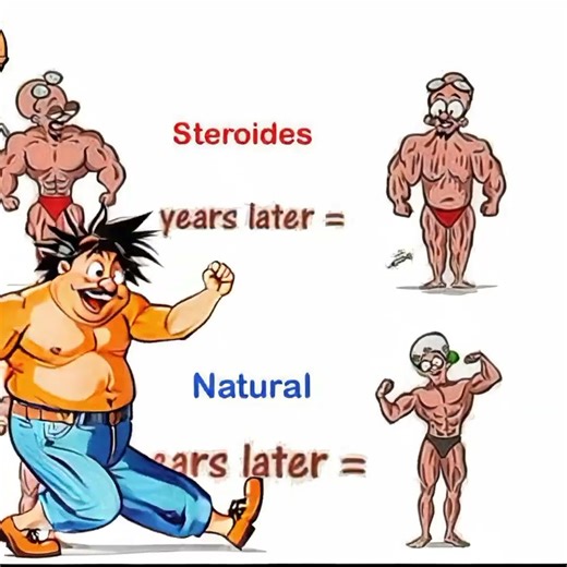 THE ULTIMATE COMPARISON: STEROID VS. NATURAL EXERCISES AFTER ONE YEAR #Steroids #NaturalTraining