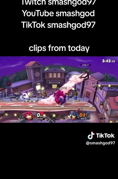 Clips from Today's Super Smash Bros Gameplay