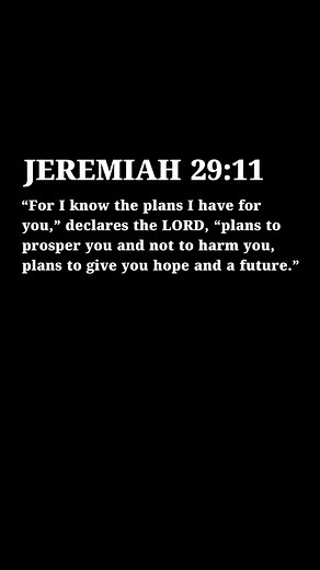 God's plan is to give you hope and a future... #bibleverse #hope #promise #prosperity #blessings | Follow Jesus