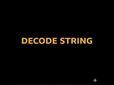 DECODE STRING