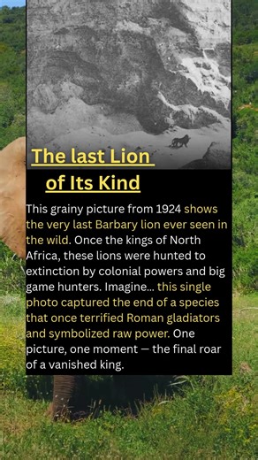 The Last Lion of Its Kind