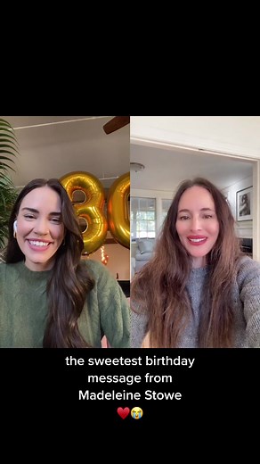 Duet with Christa Allen: A Heartfelt Birthday Message from Madeleine Stowe
