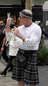 Why every man should wear a kilt…and cut their crotch #kiltdaddy #scottish #gymnast #badass #streetinterview | Mr Sikkant
