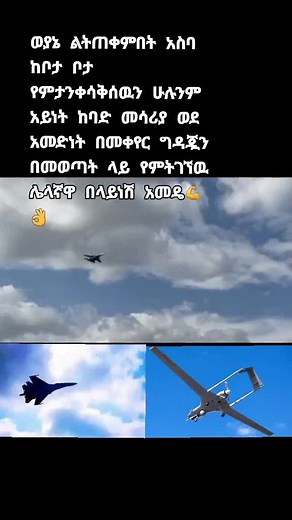 Military Fighter Jet in Ethiopian Skies