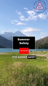  Top 5 Summer Safety Tips! ☀️ To wrap up National Summer Safety Week, we put together a quick video highlighting five tips to enjoy the season while staying safe. Whether you're heading outdoors or just soaking up the sun, a little awareness goes a long way. Watch the video, share it with friends, and let’s make this summer safe and memorable!  #NationalSummerSafetyWeek #CanadaSafetyCouncil | Canada Safety Council | Facebook