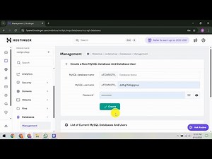 How To Import SQL Database in Hostinger