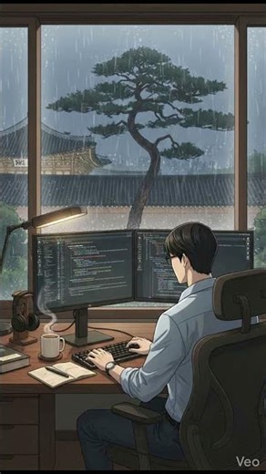 Late Night Study Flow | Cozy Asian Aesthetic 🎧 [Coding Session]