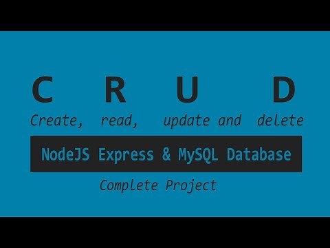 How to Create a CRUD API with MVC Architecture | NodeJS, Express & MySQL Database Project
