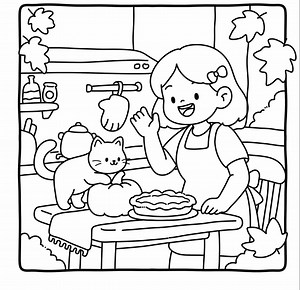 Bold & Easy Fall Coloring Pack – 10 Printable Pages | Kids and Beginners Sampler PDF - Etsy