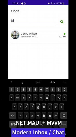 💬 Modern Chat & Inbox UI in .NET MAUI | MVVM