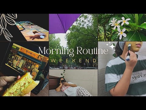 Morning Routine🔆 (weekend edition) | Rainy day🌧 | Indian aesthetic vlog🌱