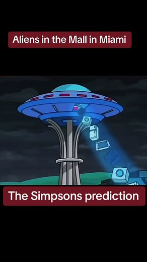 Simpsons' Alien Encounter at Miami Mall