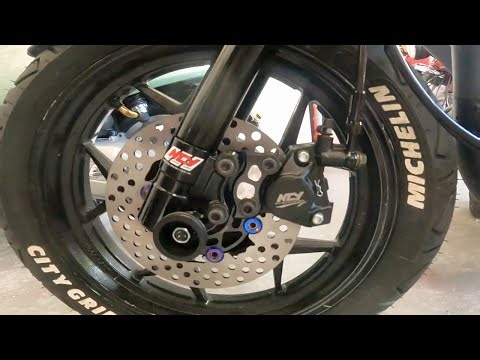 NCY Forks and 200mm Rotor on Icebear Maddog GEN V 5 Chuckus or Ruckus PART 2 of 2 (The Install)