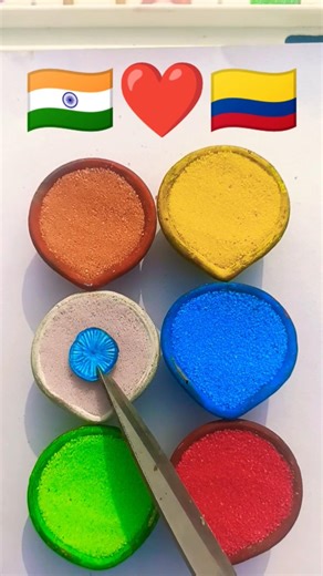 Indian Flag ❤ Columbia Flag || Independence Day Drawing || Republic Day Drawing #short #art