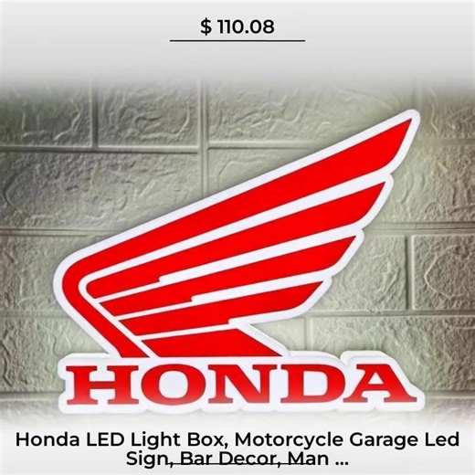 Honda LED Light Box, Motorcycle Garage Led Sign, Bar Decor, Man Cave Decor Hier kaufen https://www.lz-go.com/products/honda-led-light-box-motorcycle-garage-led-sign-bar-decor-man-cave-decor