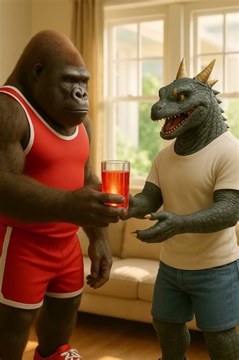 Godzilla has grown horns on his head #godzilla #kingkong #monster #godzillavskong