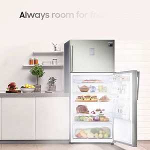 Stay healthy by eating healthy, Twin Cooling Plus™️ keeps ingredients fresh for longer without losing their original flavor. | Samsung