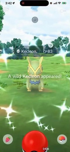 ✨SHINY KECLEON CAUGHT!!! I Got One Of Pokemon Go’s RAREST SHINIES!✨ #shorts #pokemon