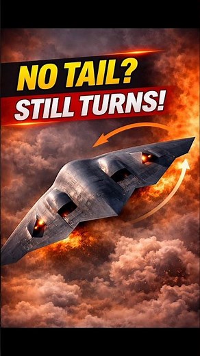 How Does B-2 Bomber Turn Without a Tail? 🔥✈️