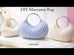 DIY Elegant Voluminous Macrame Bag | step-by-step Tutorial #macramebag