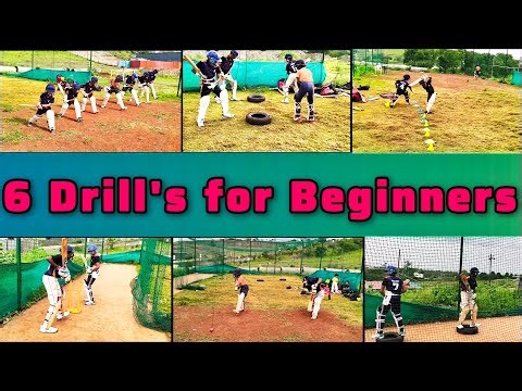 Basic Cricket Drills for beginners | 6 batting practice Drills | Batting Drills #cricandfit #cricket