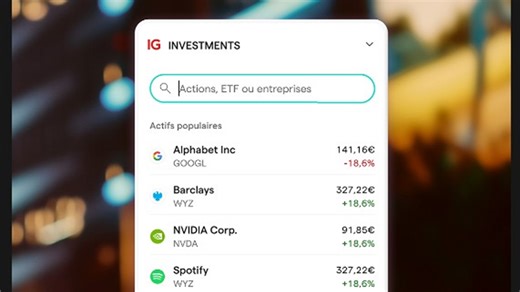 IG France lance son compte-titres actions et ETF