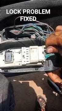 How to Fix Toyota Probox Master Switch Lock-Unlock Problem | Full Diagnosis #electronic #shorts