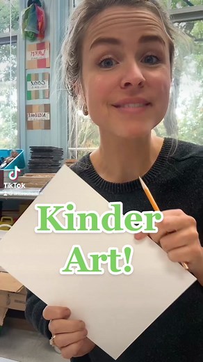 Create Y Trees with Tissue Paper in Kindergarten Art