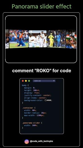 This CSS trick creates a panoramic illusion! 🤯 #coding