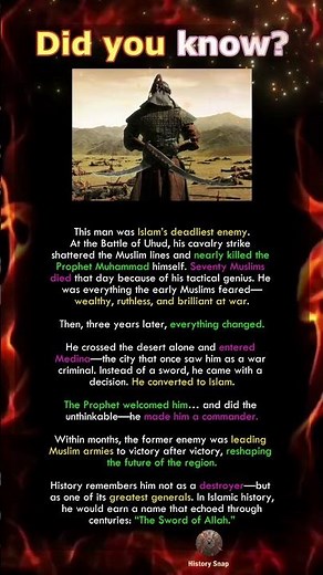 From Islam’s Deadliest Enemy to the Sword of Allah