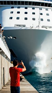 3.8K views · 14 reactions | Cruise Ship Fails to Maneuver and Crashes Into Dock! | Ship Disaster | Facebook