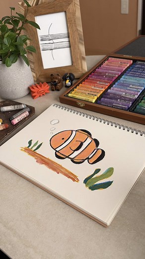カクレクマノミの描き方を学ぼう