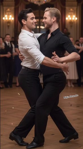 Gay Couple Quickstep dance dancers