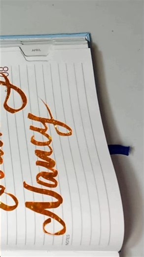 "Nancy" Best Handwriting in the world #trending #ytshorts #artist #calligraphy #name #magic #pen