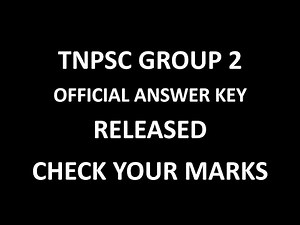 TNPSC GROUP 2 OFFICIAL ANSWER KEY 2022 RELEASED -KRISHOBA
