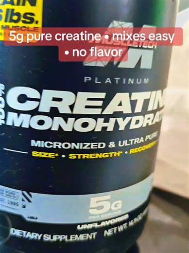 If you’re serious about strength, recovery, and results — this is one of the most trusted creatines out there. MuscleTech is backed by research, mixes smooth, and fits easily into your daily routine. No flavor, no fuss — just consistency and progress. Tap the product to check it out 💪 #tiktokshop #fyp #fitnesssupplements #gymtok #musclebuilding