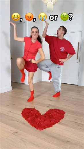 Fast 🆚 Slow Dance 🫢 Which emotion do you pick? #dance #funny #couple