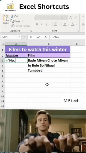How to Do Auto Numbering in Excel 💯 #excel #exceltips #exceltricks