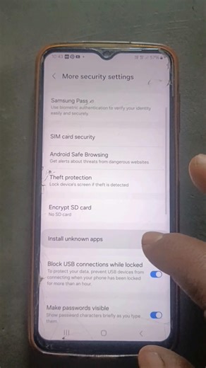 Samsung Galaxy F23 5G Me Unknown Apps Install Kaise Kare? | APK Install Setting 🔓 #shortso