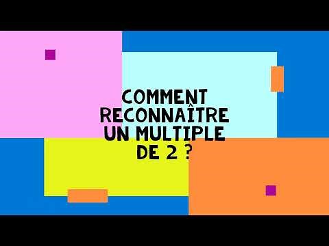 Math CM1 : Les multiples de 2 expliqués par Manon