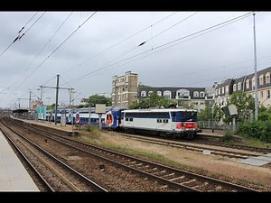 IC, RER A et autres en gare de Houilles Carrières-sur-Seine