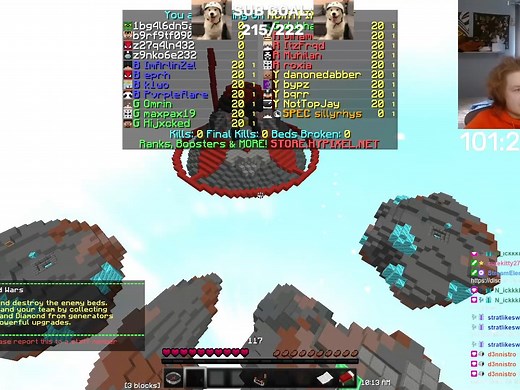 [sleepingrhys]观看起床战争4s比赛