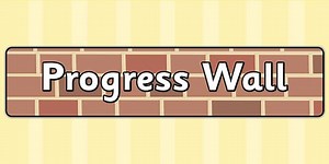 Progress Wall Display Banner