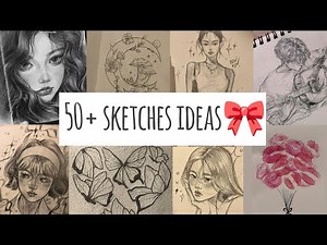 50+ sketches ideas for beginners ✨ #art #sketch #ideas # drawing ideas for beginners