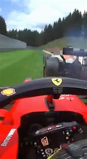 POV: Ferrari F1 Helmet Cam Crash at Eau Rouge 😱🏎️